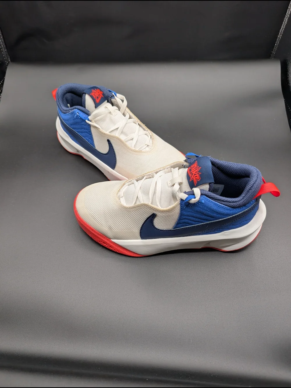 Nike Kid's Blue/White Performance Basketball Shoes